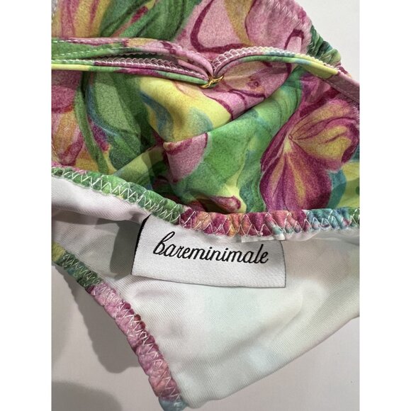 Bareminimale Cabbage Patch Underwire Bikini Top in Vintage Floral Print - Picture 4 of 4